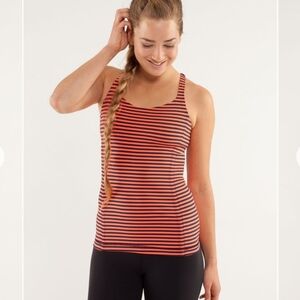 Lululemon Free To Be Tank Top Classic Stripe Size 6